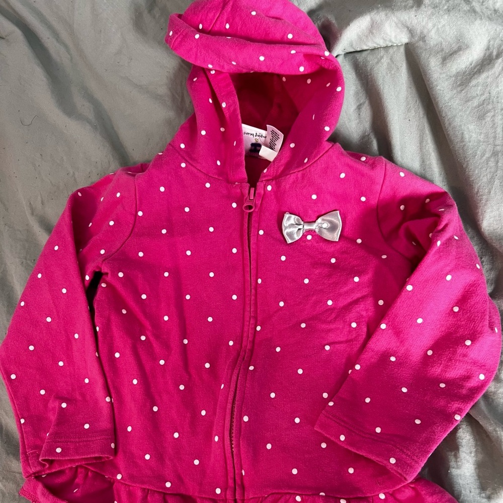 24 month girls Jumping Bean zip up sweatshirt